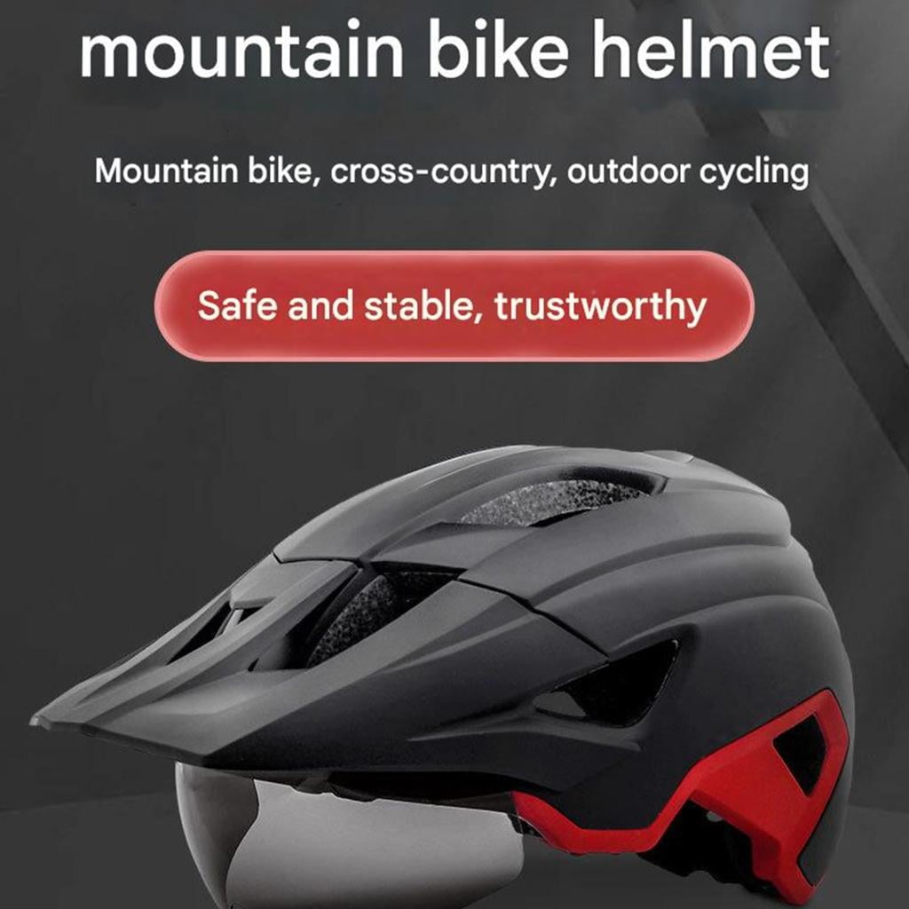 Giaone Magnetic Snap Visors Bike Helmet Lightweight PC with Rechargeable LED