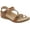 Cognac Leather, variant on Aetrex Women's Jillian Braided Adjustable Quarter Strap Sandals for Women