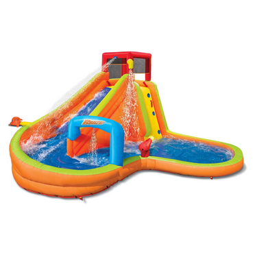 Banzai Lazy River Inflatable Adventure Water Park Slide and Splash Pool