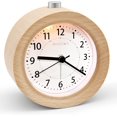 thumbnail image 1 of Réveil Matin avec Mode Snooze, Réveil en Bois Nano Sans Tic-Tac, 1 of 5