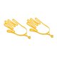thumbnail image 3 of 2 soportes para guantes de golf, secador profesional, gancho de mantenimiento. Amarillo, 3 of 9