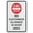 Warning Sign 3, variant on Do Not Enter - Wrong Way Aluminum Metal Tin Sign 8"x12" - Safety Restriction Alert Warning Plate, Wrong Way Sign