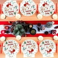 thumbnail image 4 of YIKA 10-Piece Christmas Paper Plates Set Santa Claus Reindeer Snowman Disposable Tableware Set With Winter Party Supplies S, 4 of 6