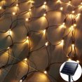 thumbnail image 2 of Guirnalda de luces LED de malla de 200 LED con energía solar para exteriores, jardín, Navidad, patio, boda, 2 of 5