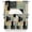 Green, variant on Brown Dots Leopard Kitchen Curtains Swag Valance and Tier Curtains Set 36 Inch Length, Zebra Teal Linen Patchwork Rod Pocket Drape Panels Pair Swag Curtains for Bathroom/Cafe/Window