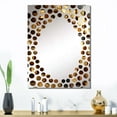 thumbnail image 1 of Designart "Abstract Cubes in Black and Gold III" Abstract Geometric Oversized Wall Mirror - Modern Abstract Living Room Wall Mirror - Multiple Color Options, 1 of 6