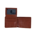 thumbnail image 4 of J. Buxton Men's D-Type RFID Credit Card Billfold Vegan Leather, Tan, 4 of 5