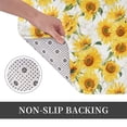 thumbnail image 6 of Honeii Artistic Marble Pattern Sunflower Pattern Door Mat, Welcome Door Mats Outdoor Indoor, Stain and Fade Resistant, Non-Slip Entry Matfor Bedroom, Bathroom, Kitchen, 6 of 7