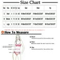 thumbnail image 3 of VSSSJ Women's Sexy Two Piece Swimsuits Tie Neck Crisscross Wrap Push Up Bikini Set Solid Color Cutout High Waist Bathing Suits, 3 of 5