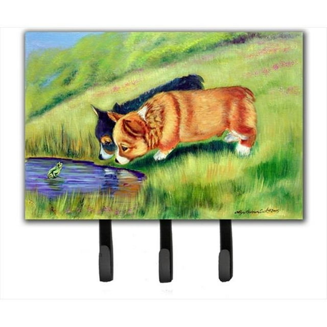 Carolines Treasures 7292TH68 Corgi Leash Holder Or Key Hook