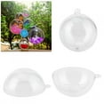 thumbnail image 3 of Reusable 10 Pairs Plastic Ball, DIY Craft Ornament Bauble Sphere, Wedding for Christmas, 3 of 8