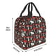 thumbnail image 3 of Easygdp Red Mushrooms Bolsa Térmica Premium - Tela Oxford Impermeable, Gran Capacidad, Bolsillo Frontal, Unisex para Trabajo, Escuela, Actividades al Aire Libre y Picnics, 3 of 8