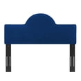 thumbnail image 2 of Headboard, Twin Size, Velvet, Blue Navy, Modern Contemporary Urban Design, Bedroom Master Guest Suite, 2 of 7