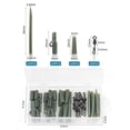 thumbnail image 4 of Colaxi 40 Pieces Carp Fishing Running Rig Accessories Kit Compact for Coarse Fishing Angler Sturdy Multipurpose with Assortment Box Dark Green, 4 of 8