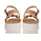 thumbnail image 3 of Sandalia Para Mujer CASTALIA 182-53 Latte Detalle de Trenza, 3 of 3