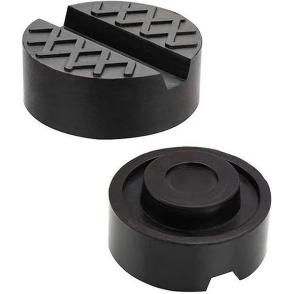 Multipurpose Rubber Lift Block Nonslip Cushion for Garage Auto Repair Car Maintenance Protects Car Chassis 2pcs