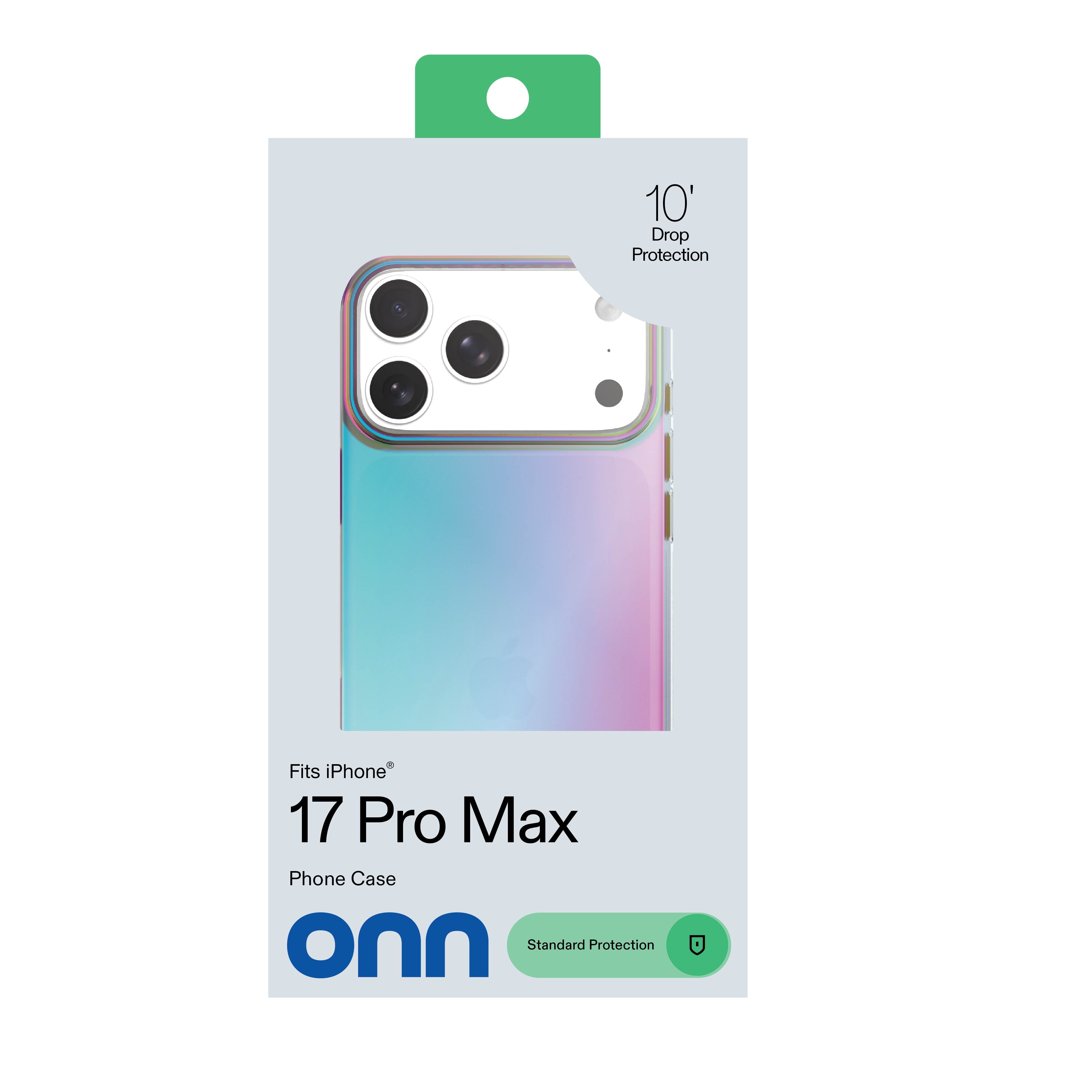 onn Opalescent Phone Case for iPhone 17 Pro Max