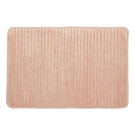 Mohawk Home Memory Foam Bath Rug 18 X 27 Pink Glitter As Low As 1 0 Upc 040773088980 Dexter Clearance