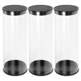 thumbnail image 1 of 3pcs Portable Golfing Ball Case Transparent Golf Ball Tube Outdoor Golf Ball Carrying Box Clear Golf Box, 1 of 7