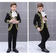 thumbnail image 4 of Disfraz de Príncipe Medieval para niños, traje de esmoquin de caballero vampiro, regalo de cumpleaños, 4 of 5