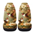 thumbnail image 5 of XYZCANDO Car Seat Covers Two Birds 2 Pack Front Seat Cover Waterproof Sedan Van SUV Washable Anti-Scratch Car Front Seat Covers, 5 of 10