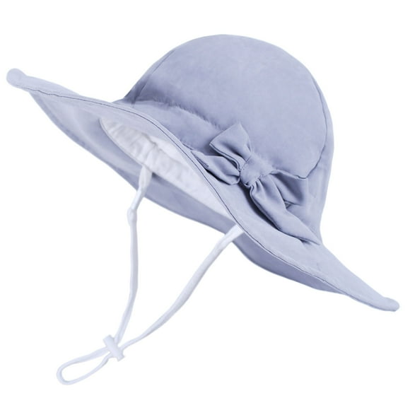 Sun Hat Toddler Adjustable Neck Flap With Wide Brim Summer Upf 50+ Protection Infant Bucket Hat Baby Bonnets 4-8 Years Boys Girls Fashion