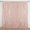 thumbnail image 5 of Efavormart 8ftx8ft Dusty Rose Hanging Leaf Petal Taffeta Photography Backdrop Curtain Panel With Rod Pocket, Event Greenery Background Drape, 5 of 11
