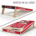 thumbnail image 5 of YouTheFan NCAA NC State Wolfpack 2' x 4' Cornhole Game, 5 of 6
