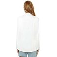 thumbnail image 2 of ZHAOCHENG Chaqueta informal tipo capa para mujer, con abertura frontal y mangas largas, para uso laboral, 2 of 3