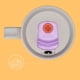 thumbnail image 5 of Vaso de viaje Owala de acero inoxidable con aislamiento de 1,2 L, color naranja, 5 of 5
