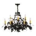 thumbnail image 3 of Meyda Tiffany 144383 Oak Leaf And Acorn 9 Light 32" Wide Taper Candle Style Chandelier -, 3 of 6