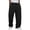 Black, variant on Uwinwear Baggy Sweatpants Men Casual Drawstring Waist,Elastic Waist Trousers Straight Leg Sweat Pants for Mens Loose Fit Joggers Sweatpants with Pockets,Light Gray,S