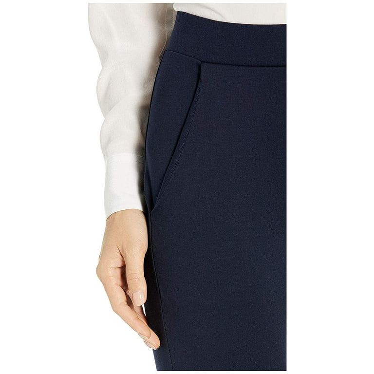 Hue Women s Ponte 7 8 Leggings With Side Openings Navy XLarge