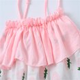 thumbnail image 4 of Vestido de princesa con falda y sombrero para niña pequeña, estampado bonito de verano, 4 of 8
