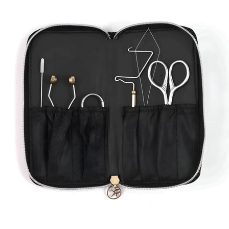 BESTSKY Tying Fly Tying Tools Combo Kit Whip Finisher Bobbin Holder Bodkin Bobbin Threader For Fishing Lures