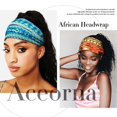 thumbnail image 4 of African Headbands Boho Knotted Hairbands Stretch Wide Head Wraps Elastic Yoga, 4 of 5