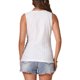 thumbnail image 3 of INSPIRAR CHIC Tops de Cuello En V Profundo Sin Mangas para Mujeres, Decoración de Botón Fruncido Envueltos Causal Blusas XL Blanca, 3 of 6
