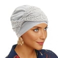 thumbnail image 2 of LIUYUNNN Headband Sweat Soft Breathable Lace Hijab Cap Seamless Under Scarf For Lightweight Stretchy Inner Bonnet, One Size, 2 of 4
