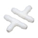 thumbnail image 1 of 30Pcs 3mm Diámetro interno T Forma Plástico Joiner Aire Agua Combustible Tubo de manguera Conector, 1 of 1