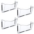 thumbnail image 2 of Azar Displays 250045 Support de Fichier Mural en Plastique Transparent avec Aimants, Pack de 4, 2 of 5