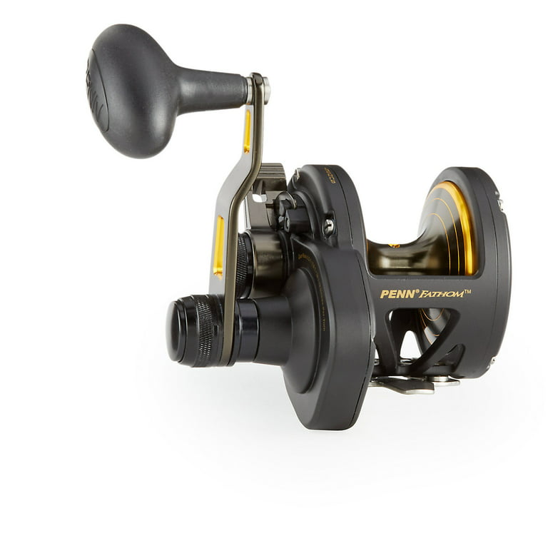 PENN Fathom Lever Drag 2 Speed Conventional Reel, Size 25N, Right-Hand