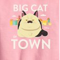 thumbnail image 2 of Luca - Big Cat In Town  - Toddler And Youth Crewneck Fleece Sweatshirt, 2 of 4