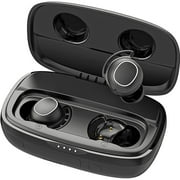 Mpow Bluetooth Earbuds, TWS Earphones Wireless Bluetooth Headset with Charging Box for Calling Games, Black