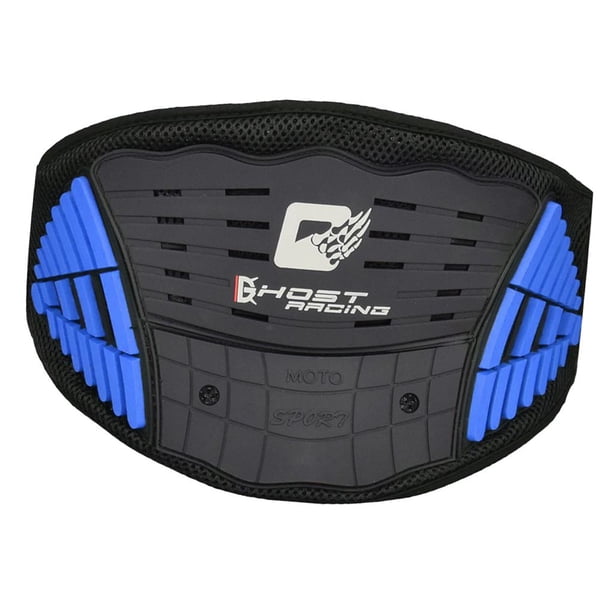 Motocicleta Motocross Racing riñón cinturón Surpport cintura engranaje para esquiar patinaje Azul Sharpla Cinturón de riñón de motocicleta