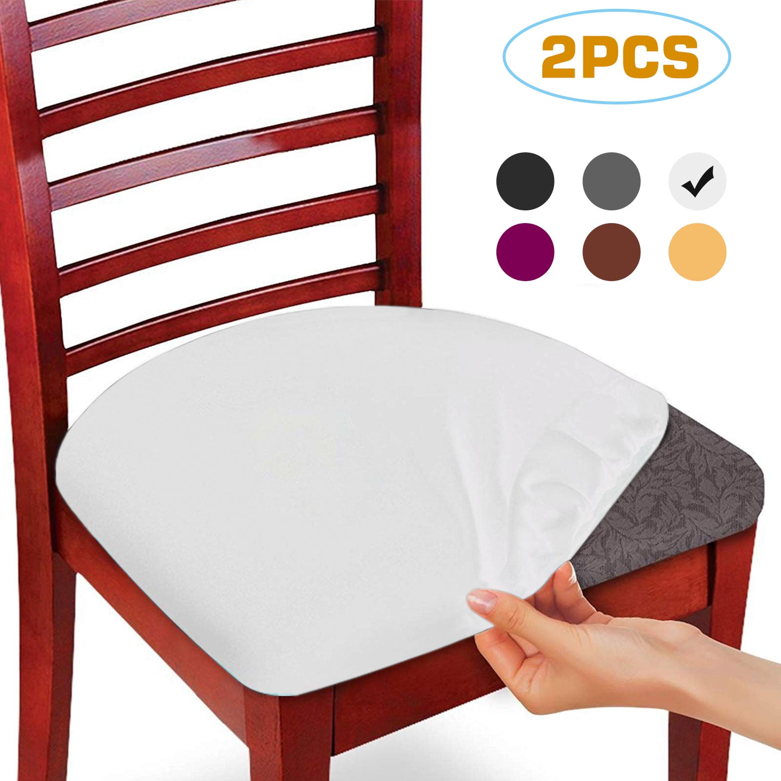 Dining Room Seat Covers With Ties / 4 Pcs Chair Seat Covers Dining Room