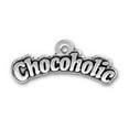 thumbnail image 1 of Sterling Silver 24" 1.2mm Box Chain Chocoholic Word Message Pendant Necklace, 1 of 2