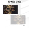 thumbnail image 2 of Sugar Skull Paisley Mexican Skulls Four Hole Decorated Banner Flag for Garden Yard Home Decoration Indoor Outdoor 2x3 Ft, 2 of 7