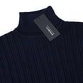 thumbnail image 4 of Mens Turtleneck Sweaters Long Sleeve Slim Fit Ribbed Knit Thermal Pullover Sweater, 4 of 9