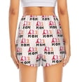 thumbnail image 4 of Vsdgher Mothers Day Print Women's Running Double Layer Shorts High Waisted with Pockets Elastic Yoga Workout Athletic Gym Sports, 4 of 8