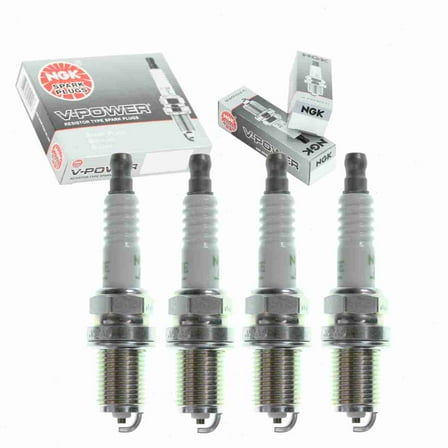 4 pc NGK V-Power Spark Plugs compatible with Volkswagen Cabrio 2.0L L4 1995-2001